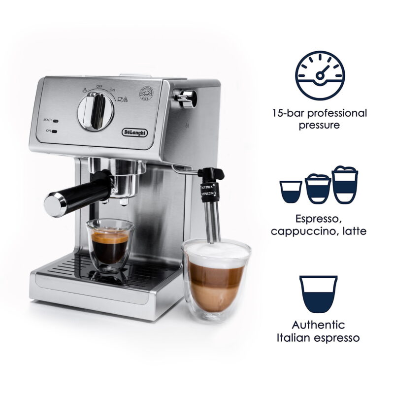 DeLonghi ECP3630 15 Bar Espresso and Cappuccino Machine with Premium Adjustable Frother - Image 2