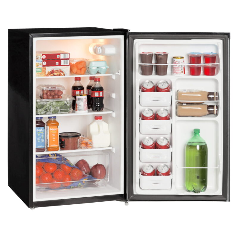 Arctic King 4.4 Cu ft One-Door No Freezer Mini Fridge, Black Stainless Steel Look E-Star, ARM44A5ASL - Image 2