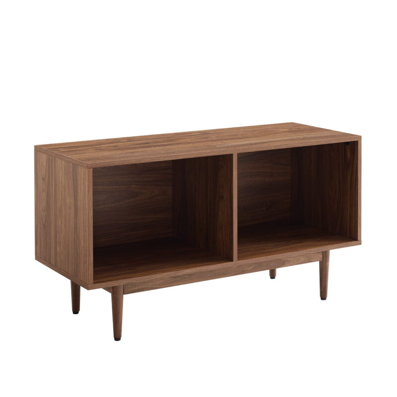 Crosley Furniture Liam 40"Wood Low Profile TV Stand in Walnut - Image 4