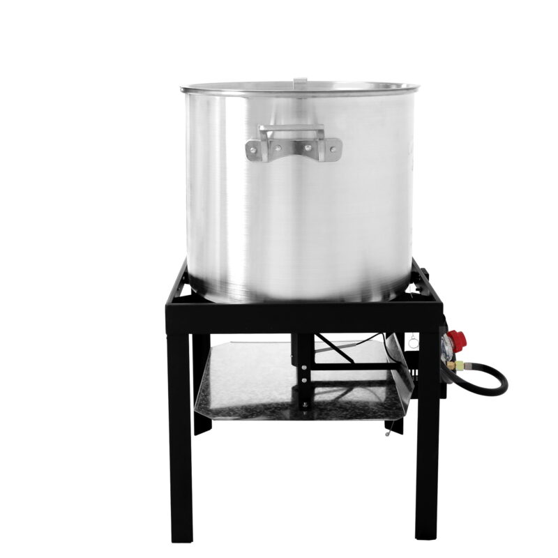 Creole Feast SBK1001, 100QT Gas Seafood Boiling Kit with Strainer for Large Gatherings - Image 5