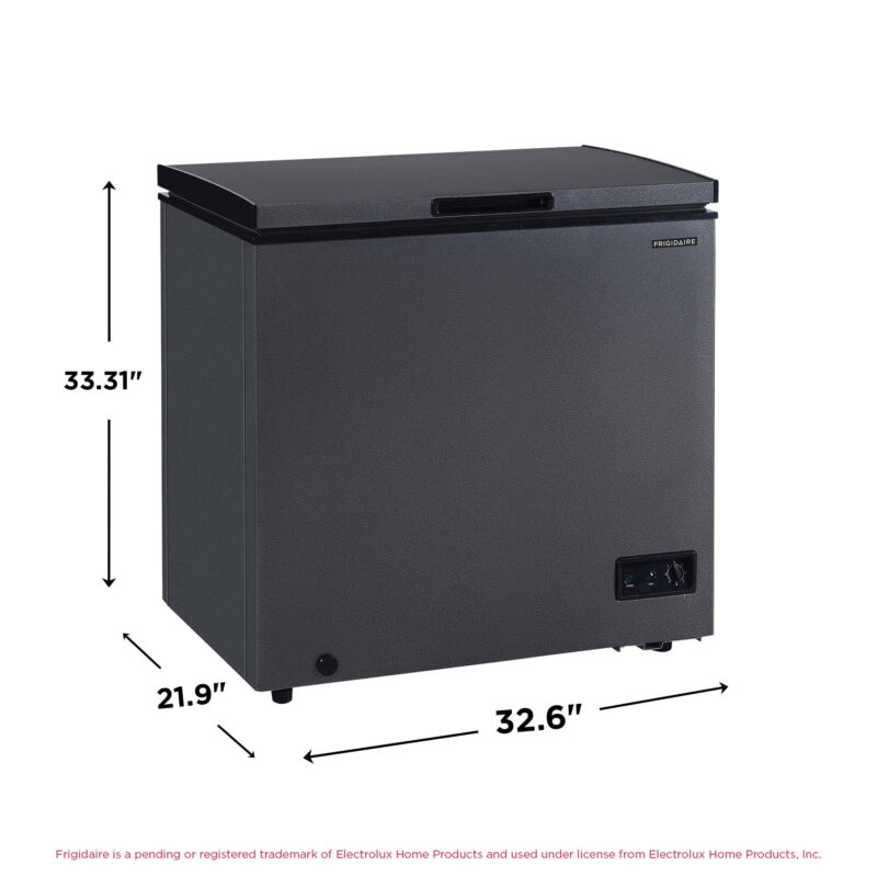 Frigidaire, 7.0 CU. ft. Chest Freezer, BlackGranite Finish, EFRF7013 - Image 5