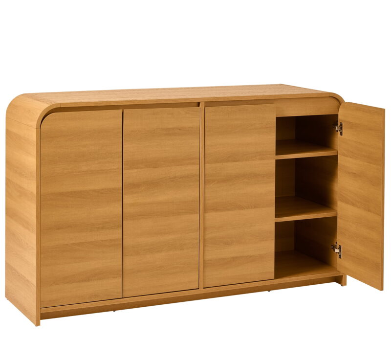 Better Homes & Gardens Juliet Sideboard, Light Honey Finish - Image 5