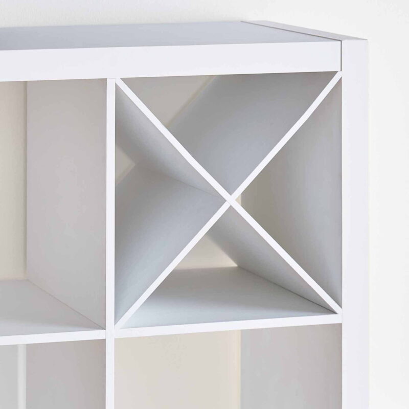 Better Homes & Gardens 8 Cube Organizer with 4 X Shelf Inserts, White Texture - Image 4