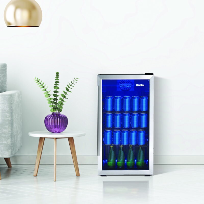 Danby DBC117A2BSSDD-6 3.1 cu. ft. Free-Standing Beverage Center in Stainless Steel - Image 2