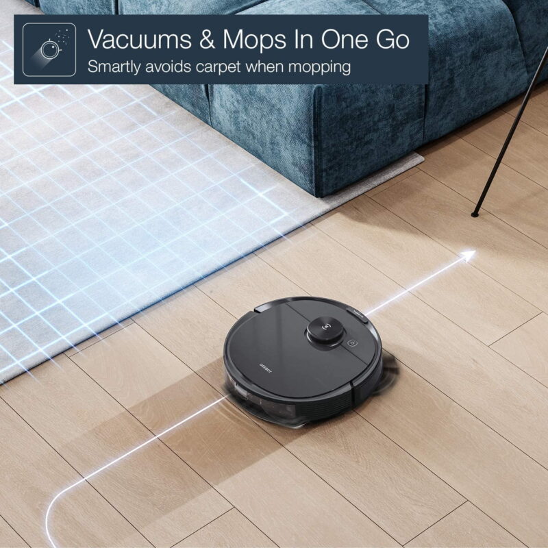 ECOVACS DEEBOT N8+ Vacuum & Mop Robot with Advanced Laser Mapping and Auto-Empty Station - Image 3