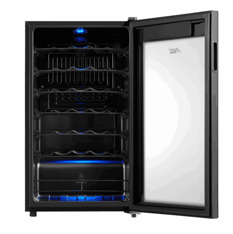 Arctic King Premium 34-Bottle Standard Wine Cooler, Glass Door, AWCA034ADB - Image 6