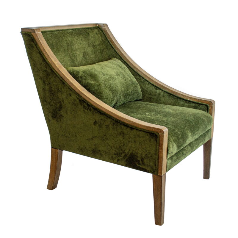 American Furniture Classics OS Home Occasional Side Accent Chair Model DS300 Forest Mist - Image 3