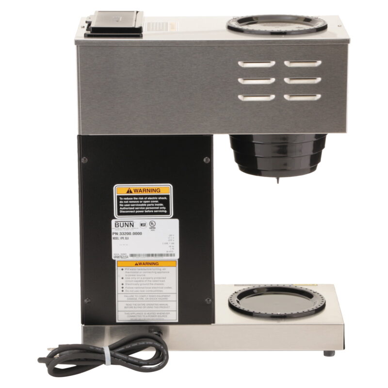BUNN VPR 12-Cup Commercial Coffee Brewer, 2 Warmers - Image 3