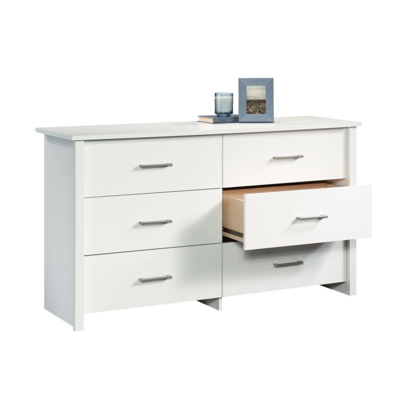 Mainstays Hillside 6-Drawer Dresser, Soft White Finish - Image 6