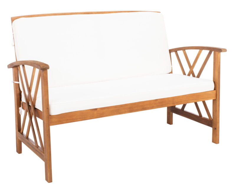 SAFAVIEH 4-Pieces Patio Outdoor Furniture Set, Beige - Image 7