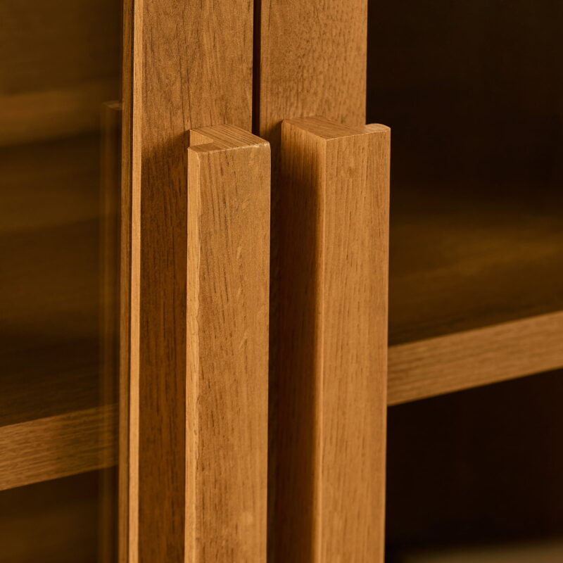 Better Homes & Gardens Ezra TV Stand for TV's up to 70", Light Honey finish - Image 7