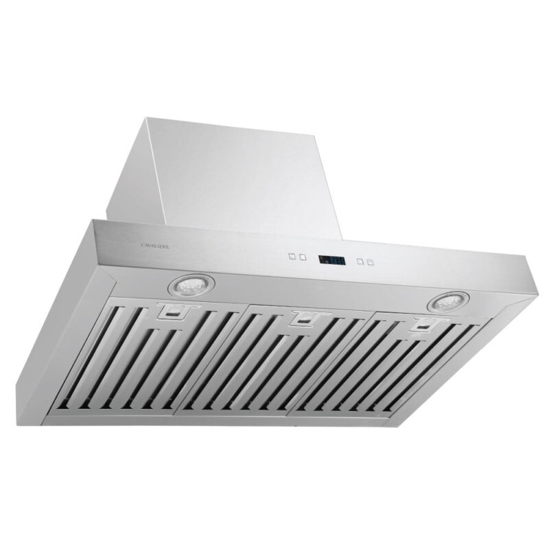 CAVALIERE 30" Inch Range Hood in Brushed Stainless Steel 900 CFM- LED Lighting- SV218Z-30 - Image 2