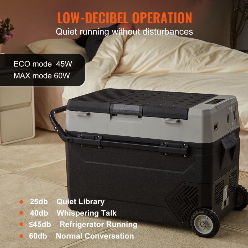 BENTISM 12 Volt RV Car Refrigerator Portable Freezer 48Qt Dual Zone with APP Control - Image 5