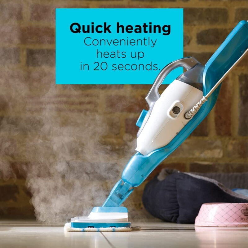 BLACK+DECKER Steam Mop + Glove 7-in-1 Complete Steam Cleaning Solution, HSMC1361SGP - Image 2