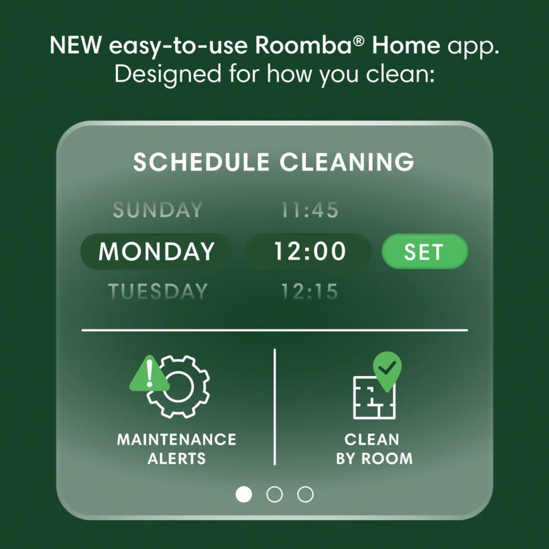 iRobot Roomba 105 Vac Robot Vacuum and Self-Charging Dock with Intense Power Lifting Suction, LiDAR​ Navigation, Multi-Surface Cleaning, - Image 6