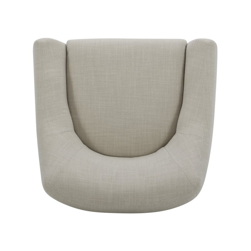 Better Homes & Gardens Emerson Curvy Accent Chair, Cream Linen - Image 7