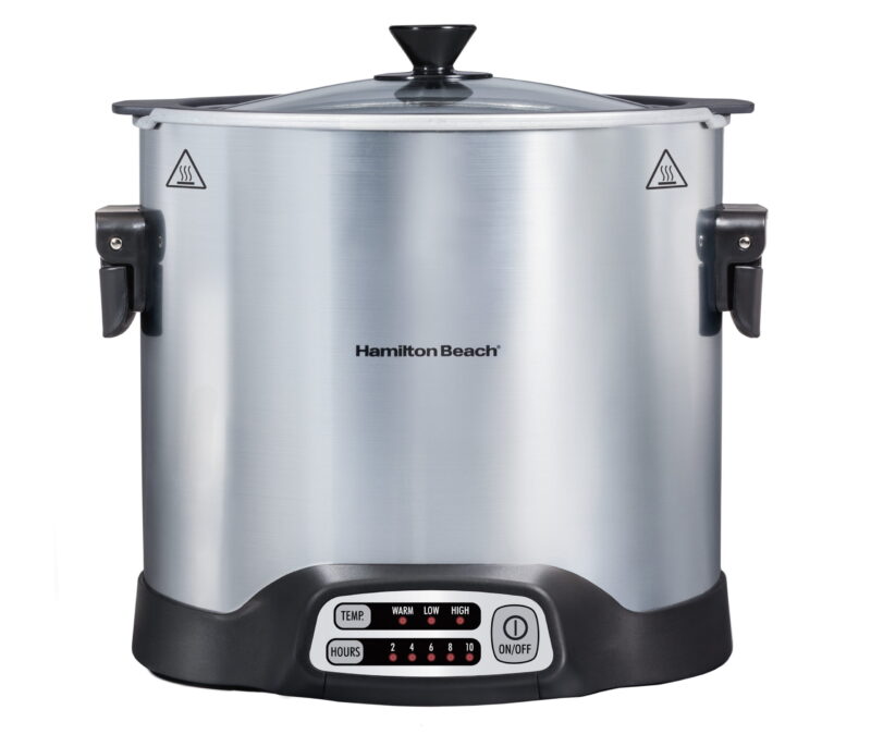 Hamilton Beach Sear & Cook Stockpot Slow Cooker, 10 Quart Capacity, 33196 - Image 2