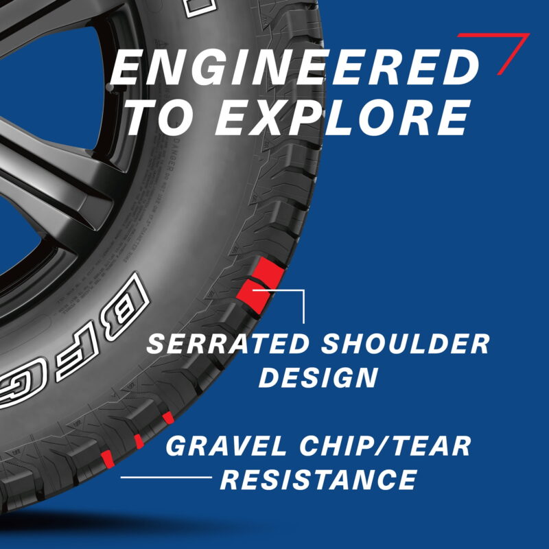 BFGoodrich Trail-Terrain T/A All Terrain 245/60R20 107H XL Passenger Tire - Image 4
