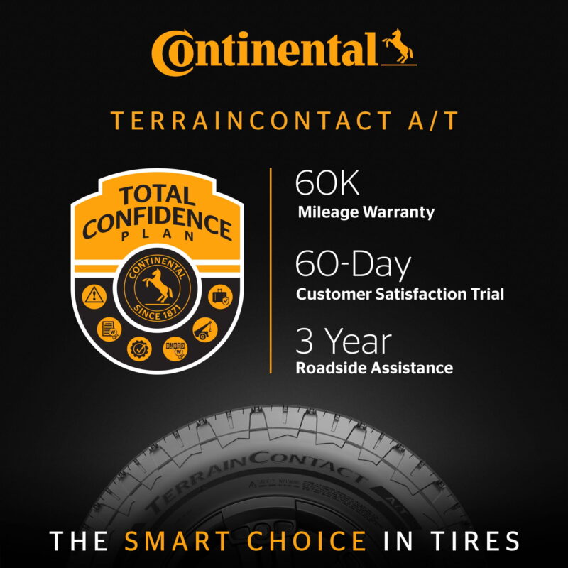 Continental TerrainContact A/T All Terrain 265/60R18 110T Light Truck Tire - Image 2