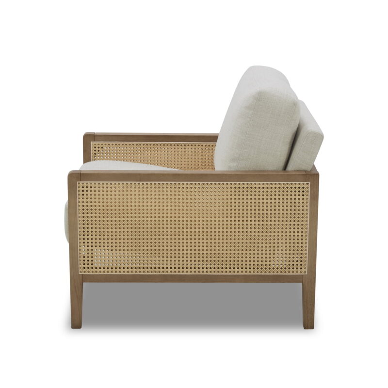 Better Homes & Gardens Springwood Caning Accent Chair, Light Honey Finish - Image 4