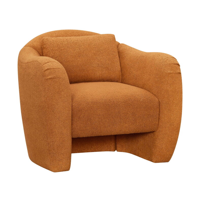 Beautiful Barrymore Teddy Accent Chair by Drew Barrymore, Butterscotch Shearling - Image 2