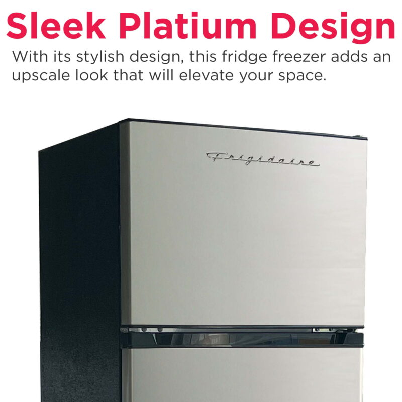 Frigidaire 21 in. 7.5 Cu. ft. Retro Refrigerator, Standard Door Style, Stainless Look - New - Image 6