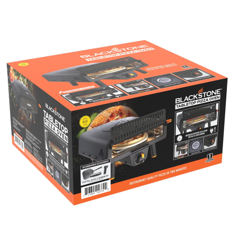 Blackstone Outdoor Tabletop Propane Pizza Oven with 13” Rotating Pizza Stone - Image 4