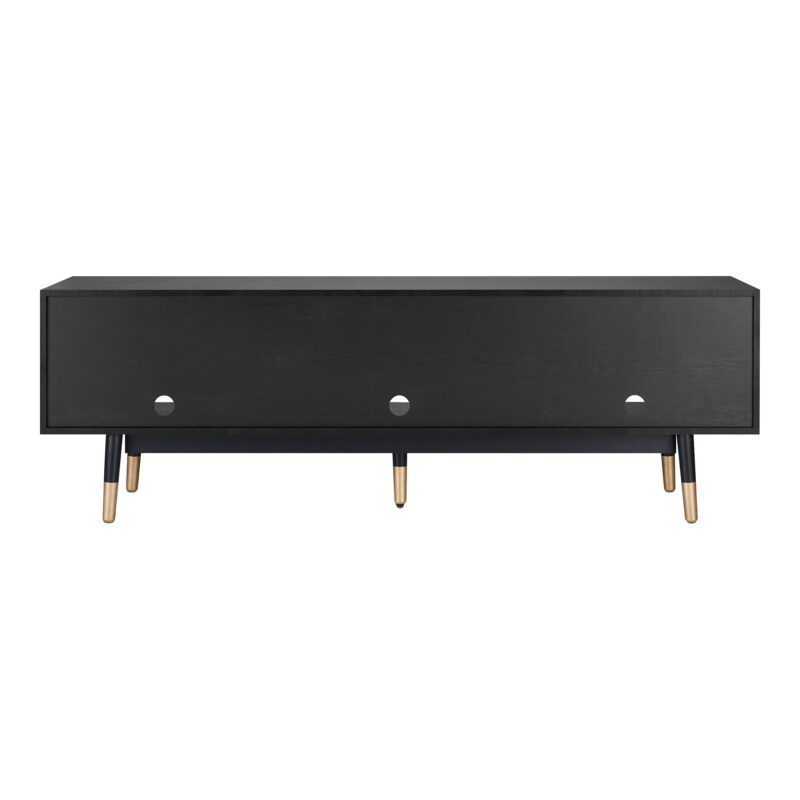Furniture of America Zuna 3-Drawer TV Stand for TVs up to 70", Black - Image 2