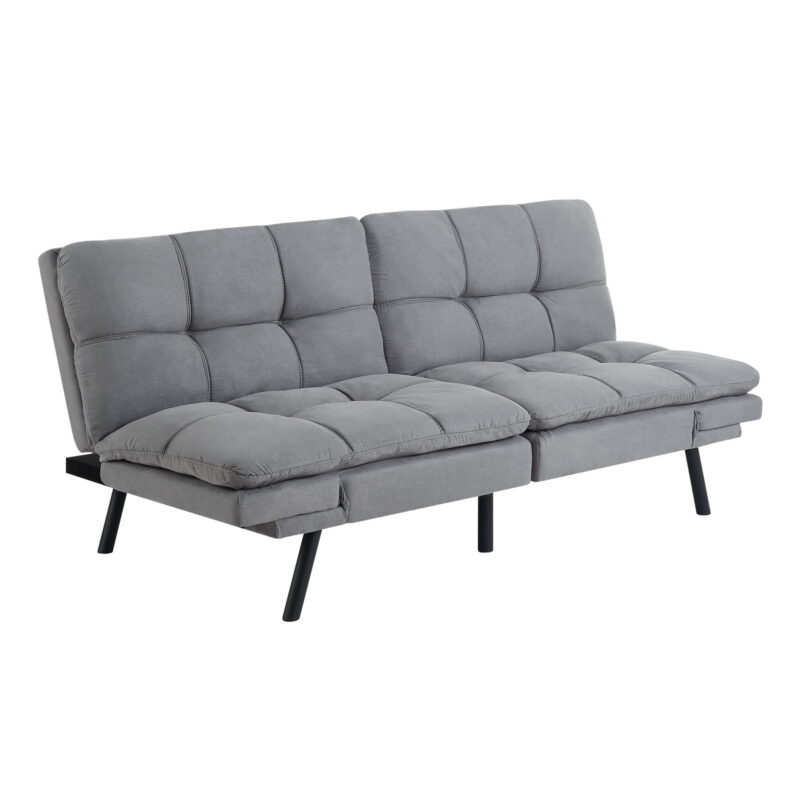 Mainstays Memory Foam Futon with 72" Grey - Image 5