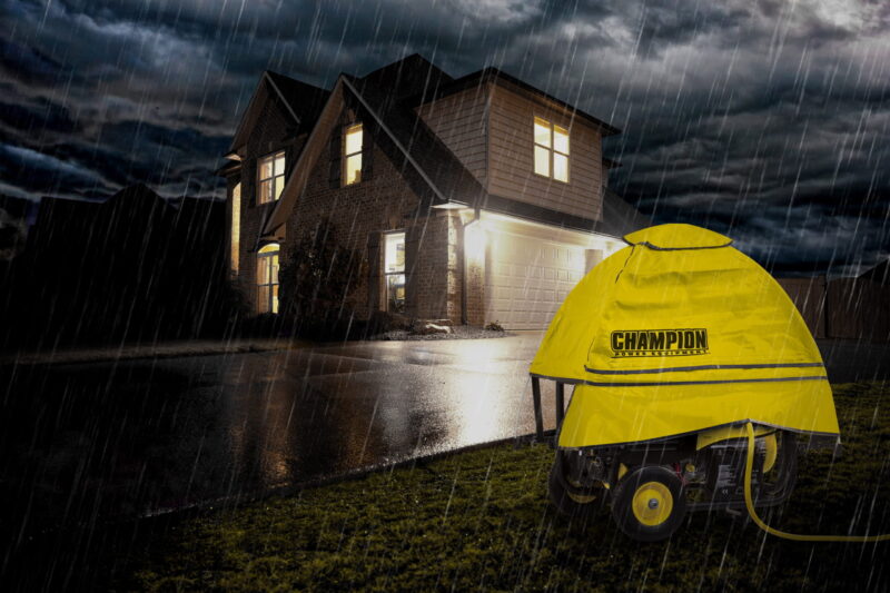 Champion Power Equipment Storm Shield Generator Cover by Gentent for 4000 to 12,500 Starting Watt Generators - Image 5