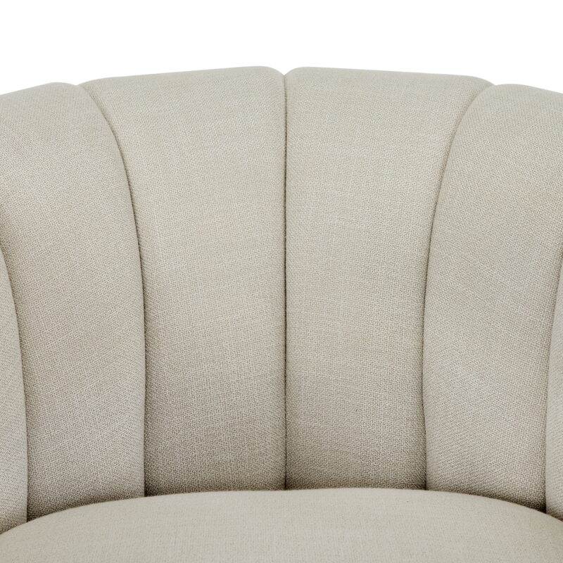 Better Homes & Gardens Lillian Accent Swivel Chair, Cream Linen - Image 6
