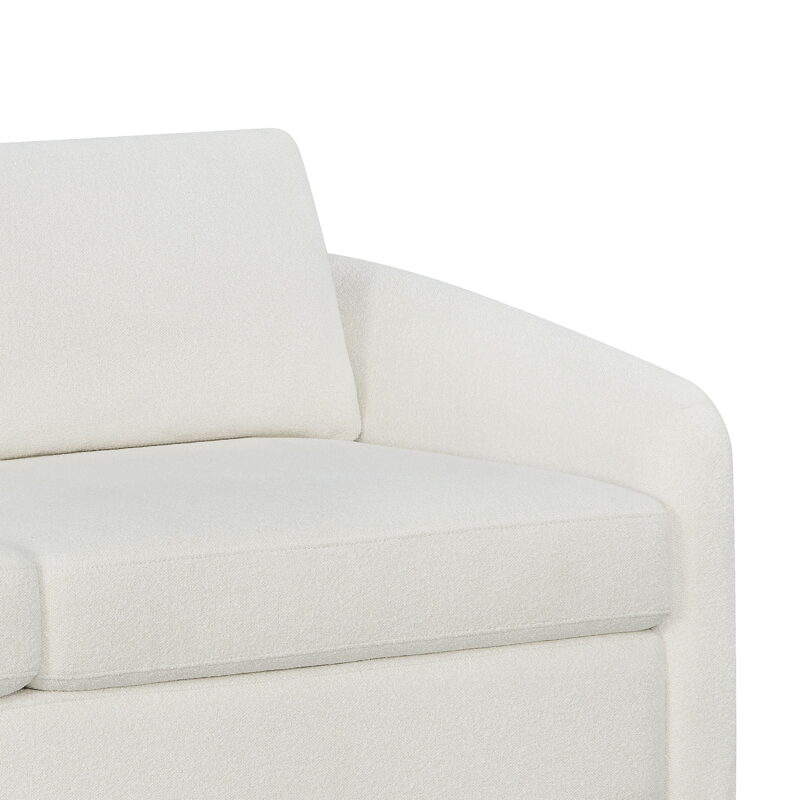 Beautiful Drew 72.2" Sofa by Drew Barrymore for Adults, Cream Bouclé - Image 5