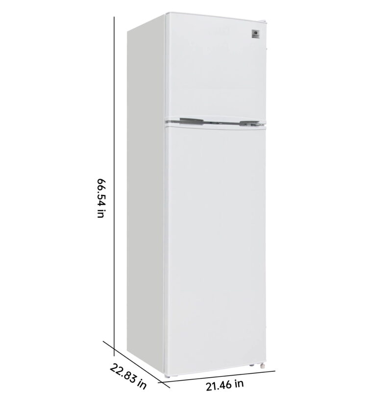 ARCTIC CHEF 10 Cu. ft. Top-Freezer Apartment-size Refrigerator - White - Image 2