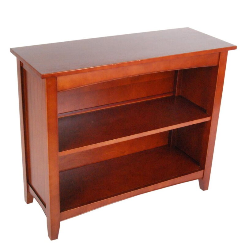 Alaterre Furniture Shaker Cottage Bookcase, Cherry - Image 3