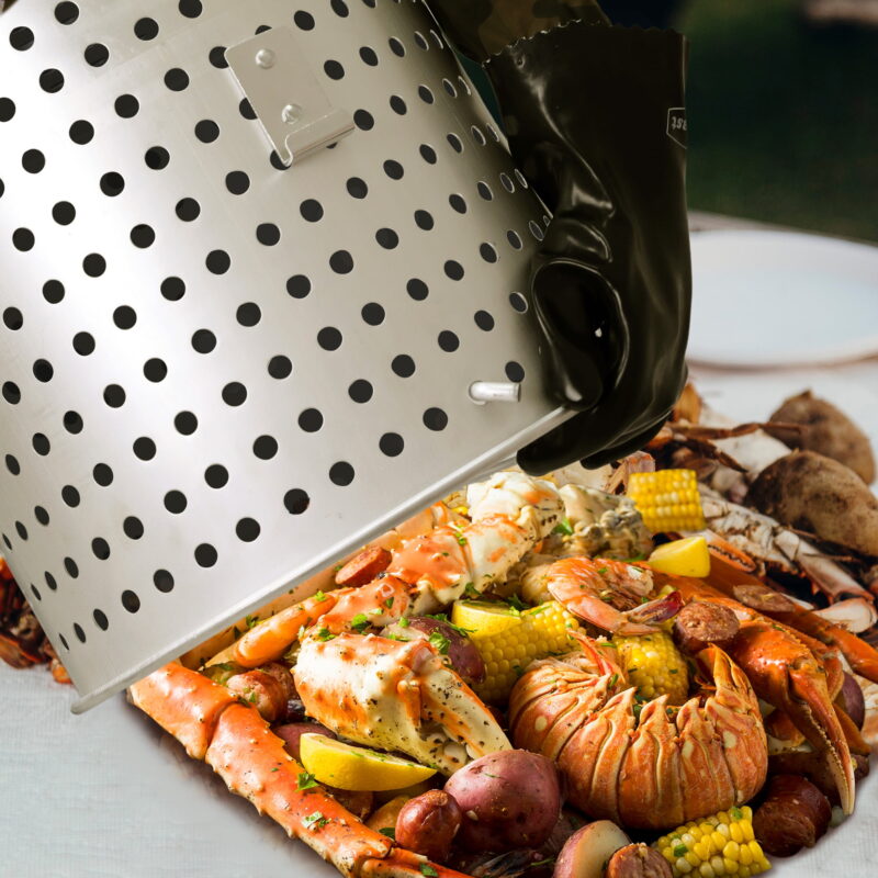 Creole Feast SBK0801, 80QT Seafood Boiling Kit - Image 7