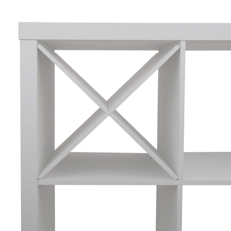 Better Homes & Gardens 8 Cube Organizer with 4 X Shelf Inserts, White Texture - Image 7