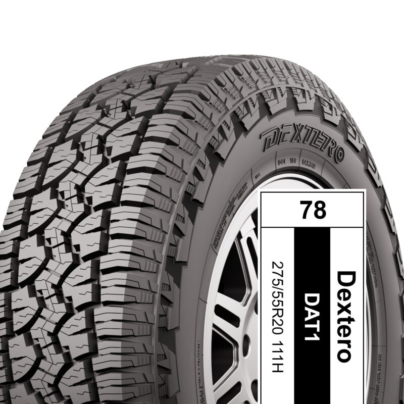 Dextero All Terrain DAT1 P275/55R20 111H Fits: 2007-08 Toyota Tundra Limited, 2021 Toyota Tundra TRD Sport Premium - Image 2