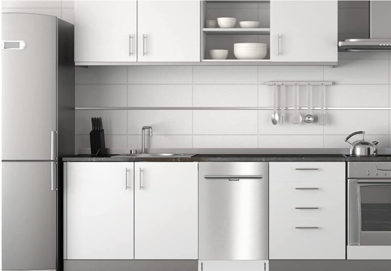 Honeywell 18 inch Dishwasher with 8 Place Settings, 6 Washing Programs, Stainless Steel Tub - Image 7