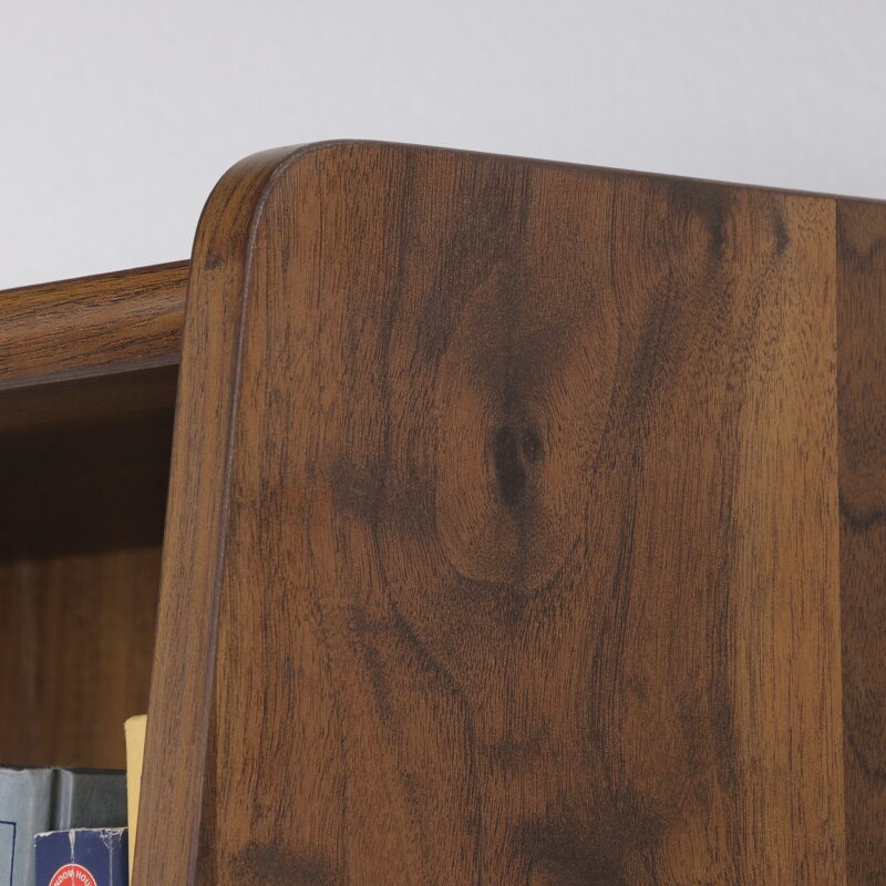 Sauder Harvey Park Wide Bookcase, Grand Walnut Finish - Image 5