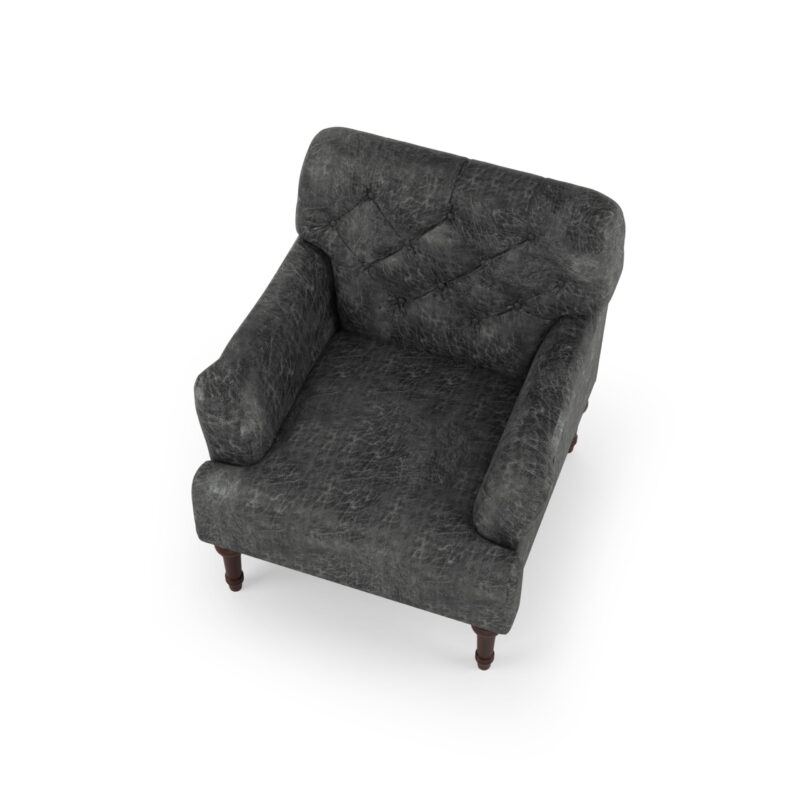Furniture of America Lanis Traditional Indoor Tufted Lounge Armchairs & Accent Chairs, Gray - Image 4