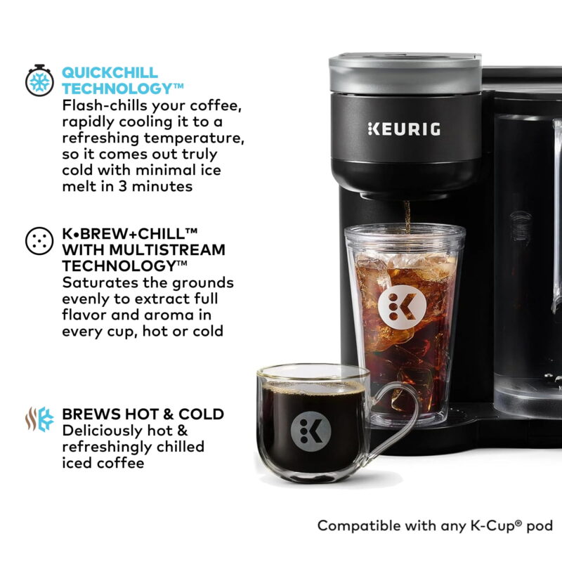 Keurig K-Brew + Chill Iced or Hot Single-Serve K-Cup Coffee Maker - Image 5