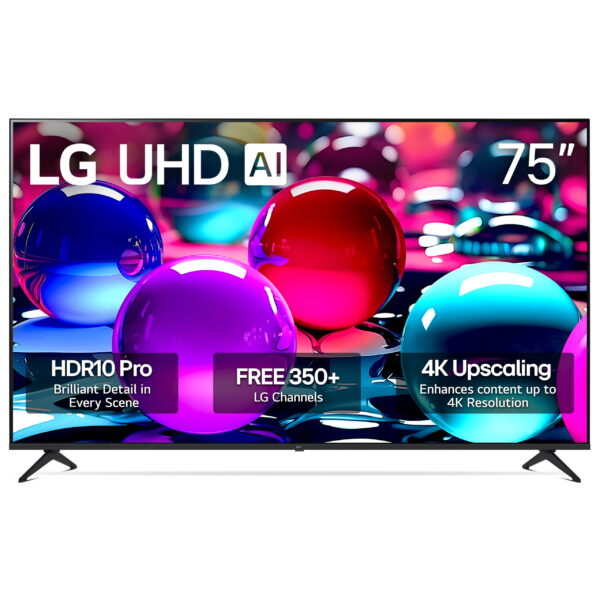 LG 75" 4K UHD UA75 AI Smart TV, 75UA7500
