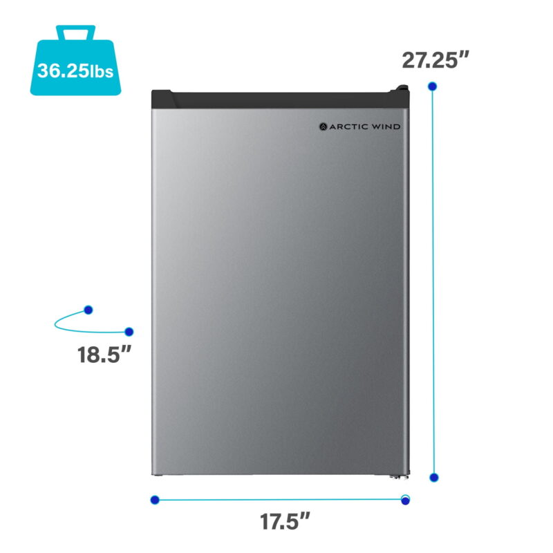 Arctic Wind New Standard 17.5 in W 2.6-Cu. ft. Energy Star Compact Refrigerator with Freezer - Image 2