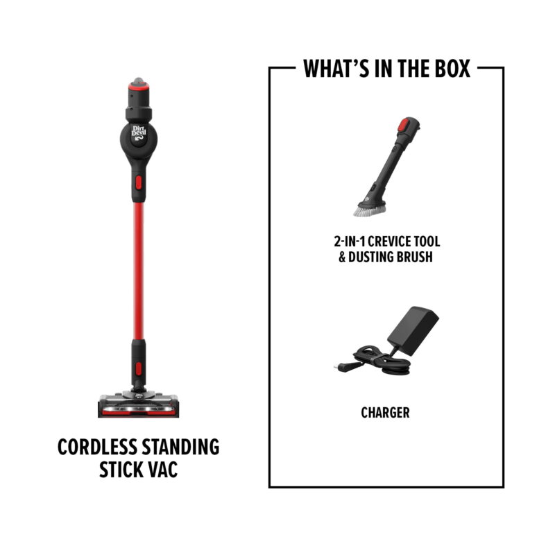 Dirt Devil Cordless Standing Stick Vacuum, BD57010V, New - Image 2