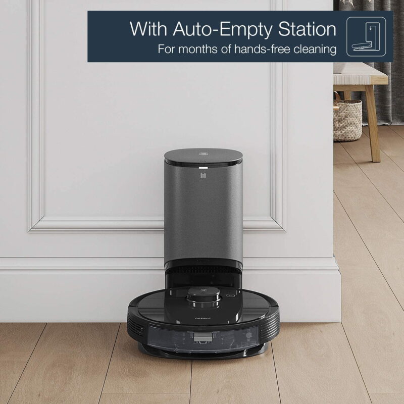 ECOVACS DEEBOT N8+ Vacuum & Mop Robot with Advanced Laser Mapping and Auto-Empty Station - Image 2