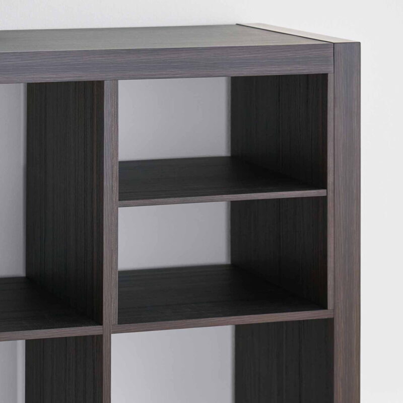 Better Homes & Gardens 8 Cube Organizer with 4 H Shelf Inserts, Tobacco Oak - Image 6