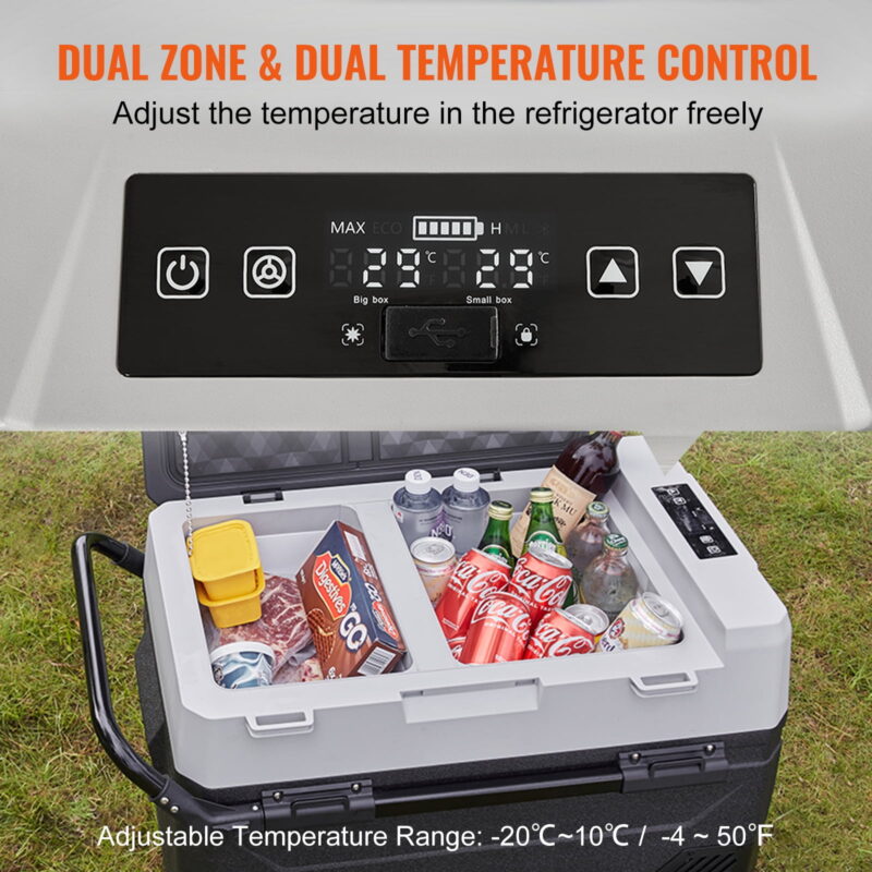 BENTISM 12 Volt RV Car Refrigerator Portable Freezer 48Qt Dual Zone with APP Control - Image 7