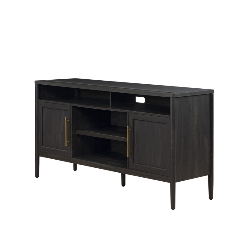 Better Homes & Gardens Oaklee TV Stand for TVs up to 70”, Charcoal Finish - Image 6