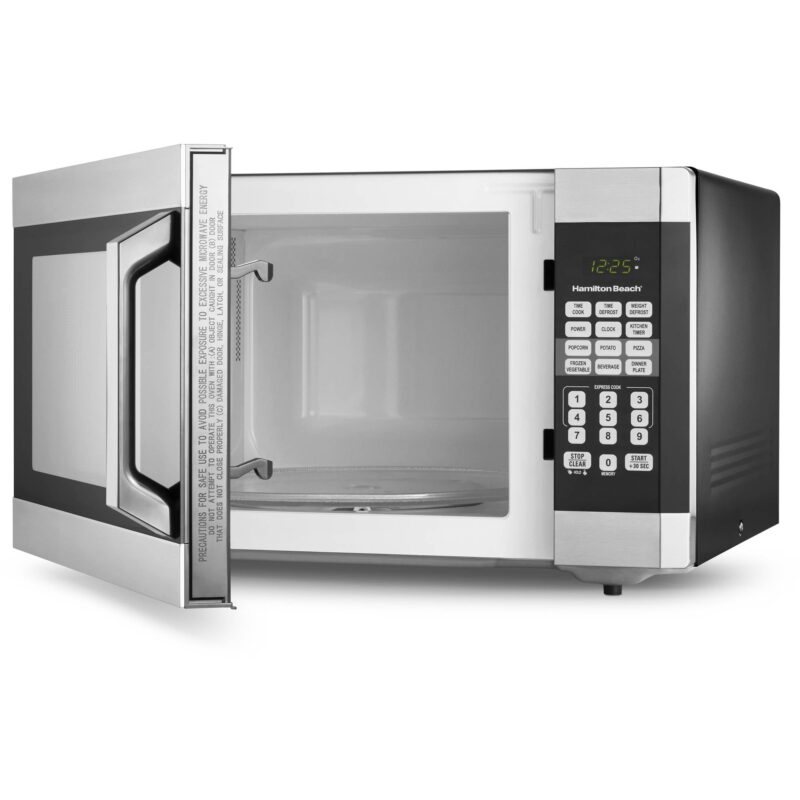 Hamilton Beach 1.6 Cu. ft. Digital Microwave Oven, Stainless Steel - Image 5