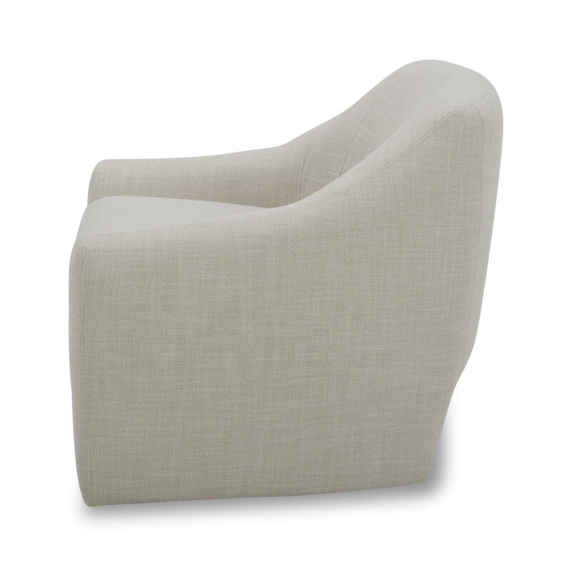 Better Homes & Gardens Emerson Curvy Accent Chair, Cream Linen - Image 5